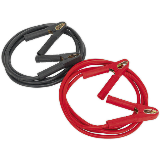 480A Booster Cables - 35mm² x 4.5m - Copper Coated Aluminium - Insulated Loops