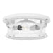 Outdoor IP44 1 Bulb Flush Light Low Ceiling White LED E27 40W Loops