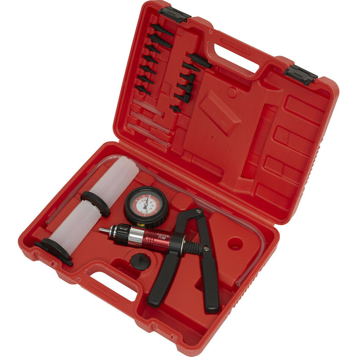 Vacuum & Pressure Test Bleeding Kit - Easy-to-Read Gauge - Brake Diagnostic Tool Loops