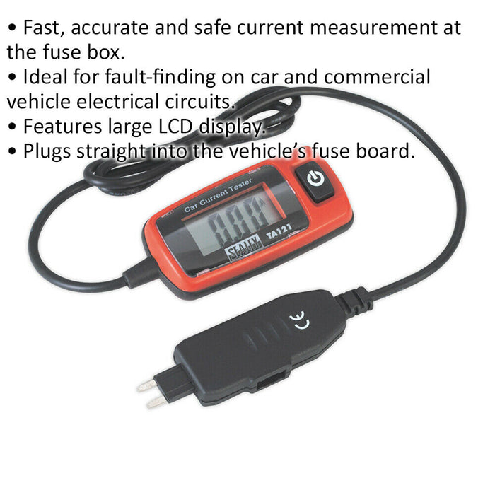 20A Automotive Current Tester - Mini Blade Fuse - Vehicle Electrical Circuit Loops