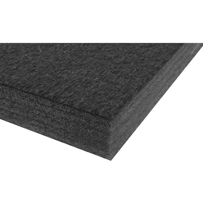 Easy Peel Shadow Foam Toolbox Insert - 1200 x 550 x 50mm - Black / Black Loops