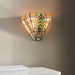 Tiffany Glass LED Wall Light - Art Deco Design - Dimmable - 40W E14 Golf Needed Loops
