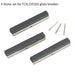 3 PACK 75mm Fine Grade Cutting Stone for ys10783 Triple Leg Cylinder Hone Loops