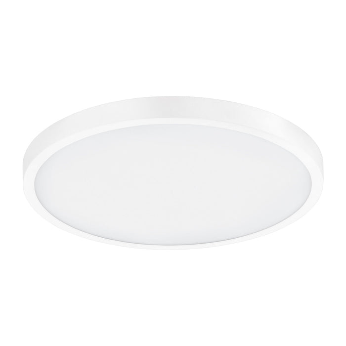 Wall / Ceiling Light White 400mm Round Surface Mounted 25W LED 3000K Loops