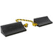 PAIR Heavy Duty Rubber Wheel Chocks - 1.05kg Each - Prevents Vehicle Movement Loops