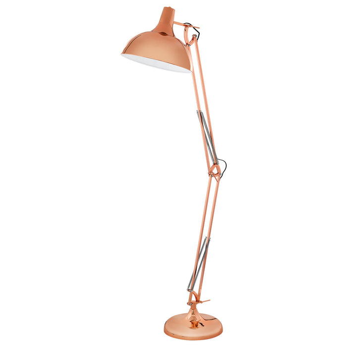 Table Desk Lamp Colour Copper Adjustable In Line Switch Bulb E27 1x60W Loops