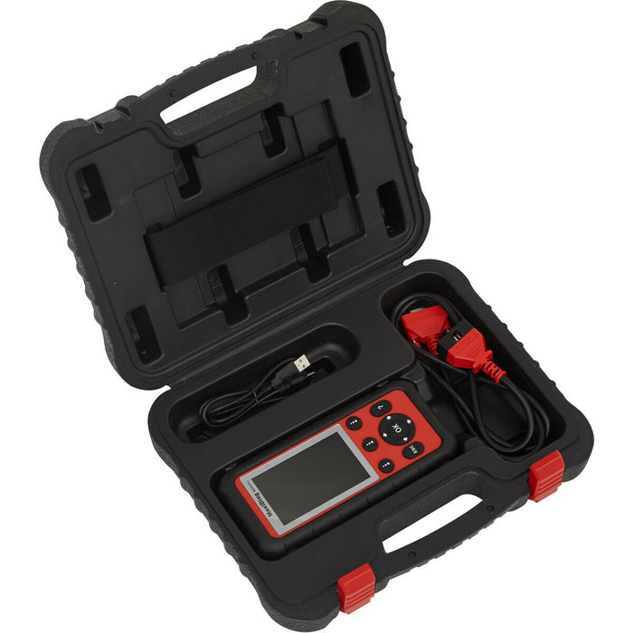 Multi Manufacturer Diagnostic Tool - EOBD Code Reader - Wide Range of Functions Loops