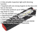 Slim Magnetic Inspection Light - 5W COB & 1W SMD LED - Wireless Recharge - IP68 Loops