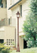 Outdoor IP44 1 Bulb Lamp Post Rusty Bronze Patina LED E27 100W Loops