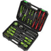 73pc Premium Tool Kit - Socket Set - Screwdriver Pliers Tape Measure & Bits Loops