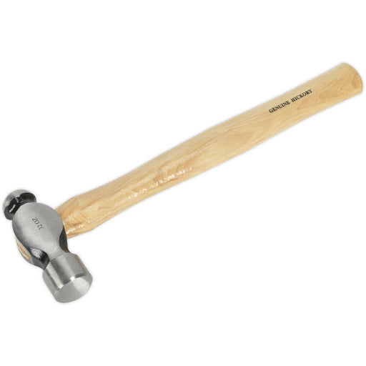 2lb Ball Pein Pin Hammer - Hickory Wooden Shaft - Drop Forged Steel Head Loops
