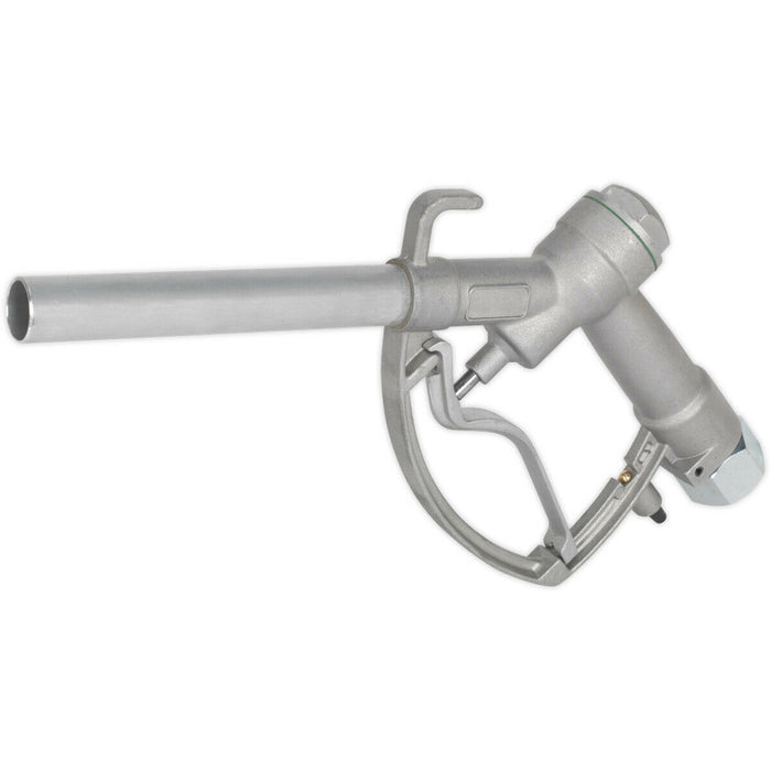 Manual Aluminium Dispenser Nozzle - Diesel & Leaded Petrol - Swivel Connector Loops