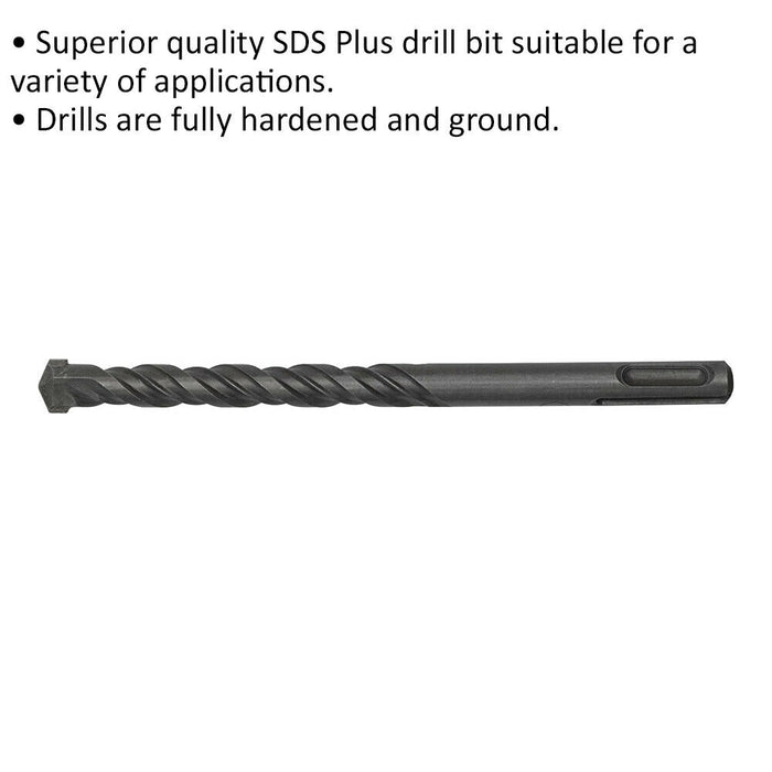 12 x 160mm SDS Plus Drill Bit - Fully Hardened & Ground - Smooth Drilling Loops