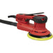 150mm Variable Speed Brushless Palm Sander 350W 230V Compact Lightweight Mains Loops