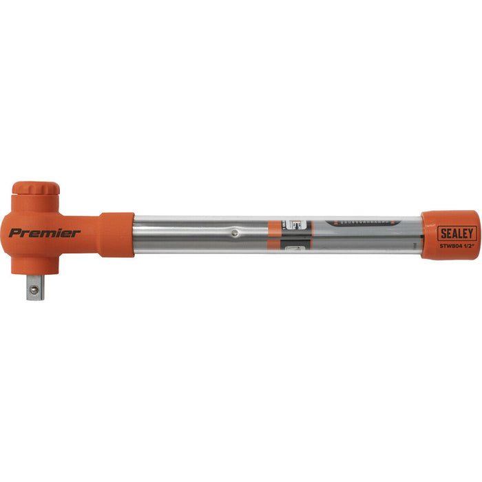Insulated Torque Wrench - 1/2" Sq Drive - Calibrated - 12 to 60 Nm Range Loops
