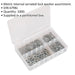 1000 Piece Internal Serrated Lock Washer Assortment - M5 to M10 - Storage Box Loops