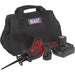 12V Cordless Reciprocating Saw - Includes 2 x 1.5Ah Batteries & Charger - Bag Loops