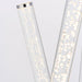 4.5W LED Table Lamp Warm White Unique Chrome Acrylic Multi Rod Arm Bedside Light Loops