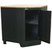 930mm Heavy Duty Modular Corner Floor Cabinet - Adjustable Shelf - Locking Loops