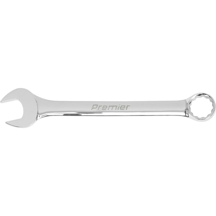 46mm EXTRA LARGE Combination Spanner - Open Ended & 12 Point Metric Ring Wrench Loops