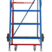 7 Tread Mobile Warehouse Stairs Anti Slip Steps 2.75m Portable Safety Ladder Loops