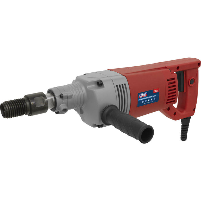 230V Diamond Core Drill - Variable Speed - Overload Protection - Lightweight Loops