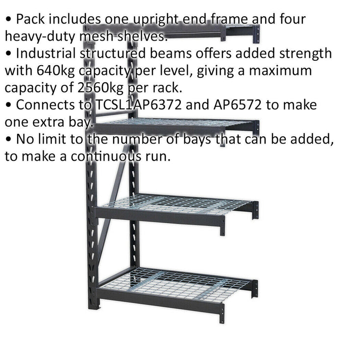 Heavy Duty Racking Extension Pack - For Use with ys02459 & ys02463 Racking Unit Loops