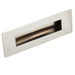 Recessed Sliding Door Flush Pull Handle 180 x 60mm Bright Stainless Steel Loops