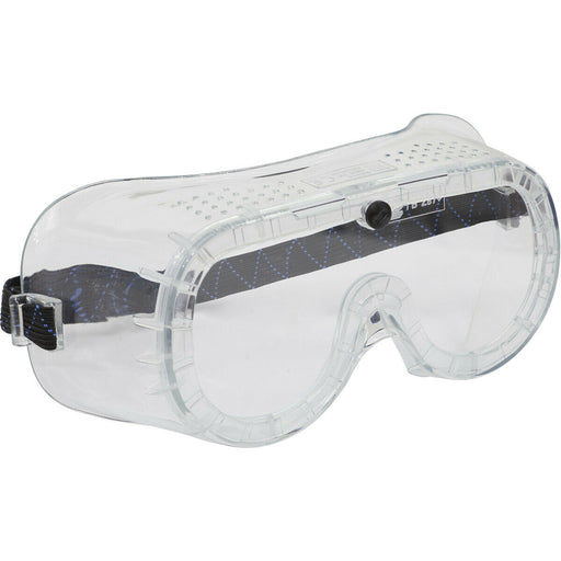 Clear Safety Goggles - Direct Ventilation - Eye Protection - Lab Workshop PPE Loops