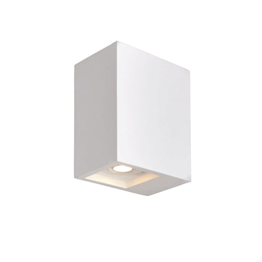Wall Light White Plaster 2 x 3.4W LED Bulb Included Living Room e10810 Loops