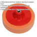 Buffing & Polishing Foam Head - 150 x 50mm - M14 x 2mm Thread - Medium EU Foam Loops