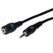 5m 2.5mm Mini Jack Male to Female Stereo Extension Cable Lead Xbox 360 Headset Loops