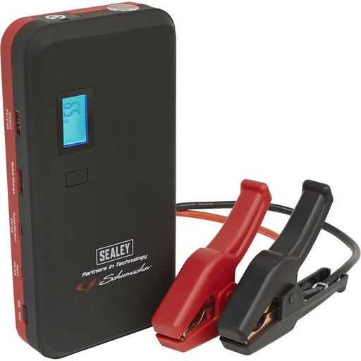 1000A Compact Jump Start Power Pack - Lithium-ion Battery - Overload Protection Loops