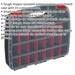 380 x 310 x 70mm 23 Compartment Parts / Bit Storage Case - Components & Screws Loops