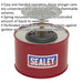 1.9 Litre Plunger Can - One Handed Operation - Flammable Liquid Dispenser Loops