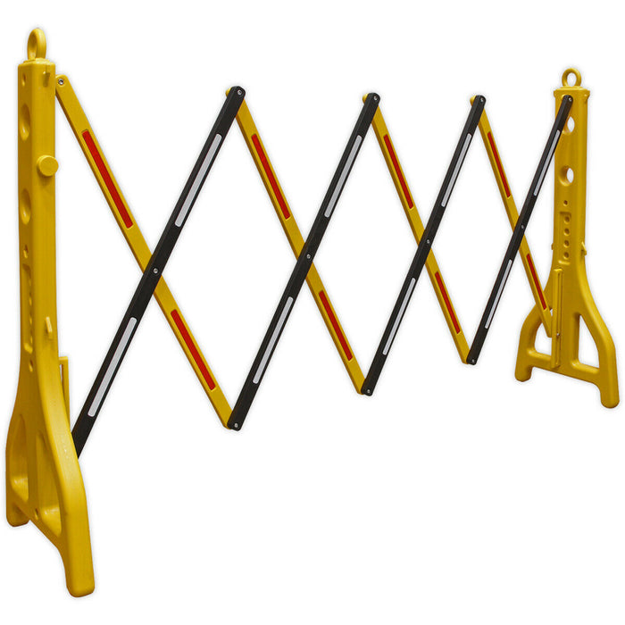 230mm to 2500mm Adjustable Width Plastic Barrier - Portable Safety Perimeter Loops