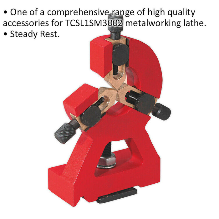 Fixed Steady Rest - Suitable for ys08845 Compact Metalworking Lathe Loops