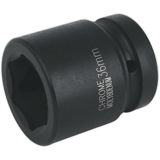36mm Forged Impact Socket - 1 Inch Sq Drive - Chromoly Impact Wrench Socket Loops