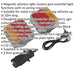 2 Pc Wireless Trailer Light Set - 24 x 0.2W SMD LED - Multi Function Tow Light Loops