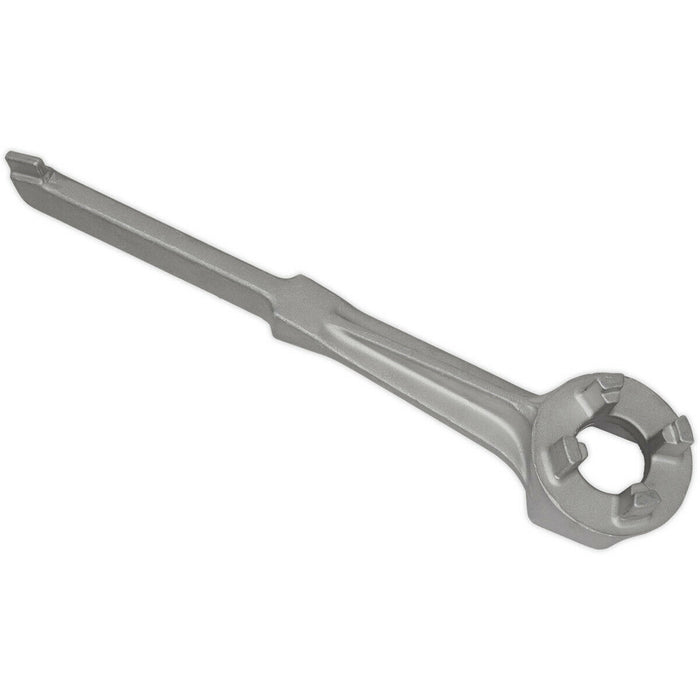 Aluminium Drum Wrench - Hardened & Tempered - Fits 2" BSP & 3/4" BSP Drum Plugs Loops