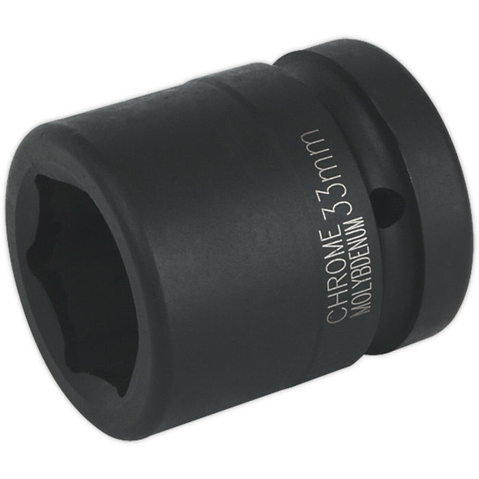 33mm Forged Impact Socket - 1 Inch Sq Drive - Chromoly Impact Wrench Socket Loops