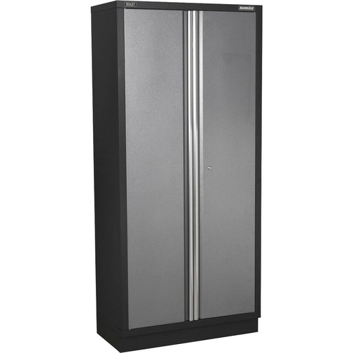 915mm Full Height Modular Floor Cabinet - Double Doors - Four Adjustable Shelves Loops
