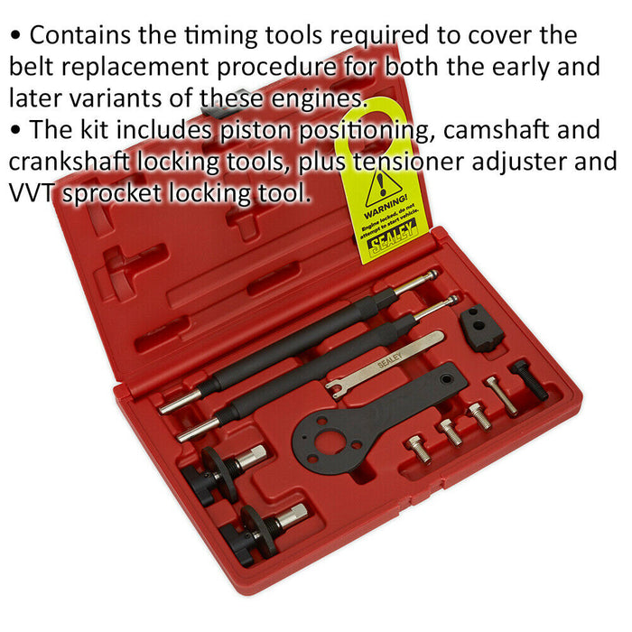 Petrol Engine Timing Tool Kit - BELT DRIVE - For Alfa Romeo FIAT Lancia 1.2 1.4 Loops