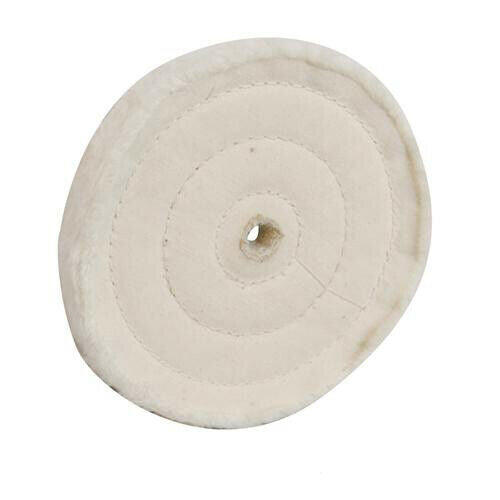 150mm Pure Cotton Double Stitched Buffing Wheel Polishing Loops