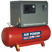 270 Litre Low Noise Belt Drive Air Compressor - 2 Stage Pump System 5.5hp Motor Loops