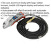 Premium DIGITAL Tyre Inflator - Clip-On Connector Parallax Correction 2.7m Hose Loops