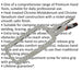 455mm Locking C-Clamp Pliers - 0-160mm Jaw Capacity - Knurled Adjustment Screw Loops