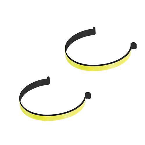 Reflective Cycling Bike Trouser Clips Stop Becoming Caught On Moving Parts Loops