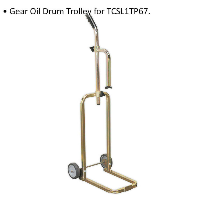 Gear Oil Pump Drum Trolley - Suitable for ys10337 Gear Oil Transfer Pump Loops