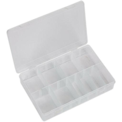 Partitioned Assortment Box - 8 Removeable Dividers - Up To 10 Compartments Loops